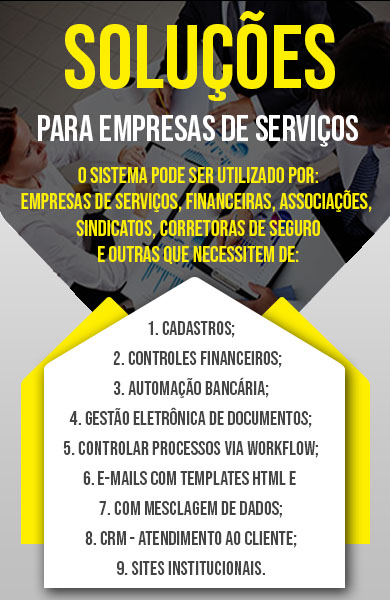 Soluções para Empresas de Serviços